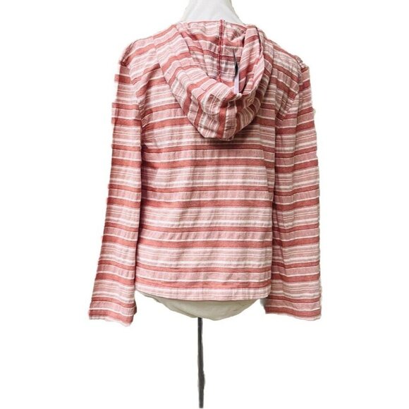 NWT Roxy Paradise Calling Woven Poncho Hoodie Size S - Picture 8 of 10